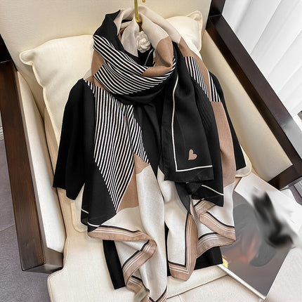 Imitation Silk Winter Scarf for Women