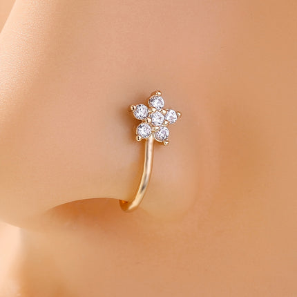 Elegant Golden Star Nose Ring
