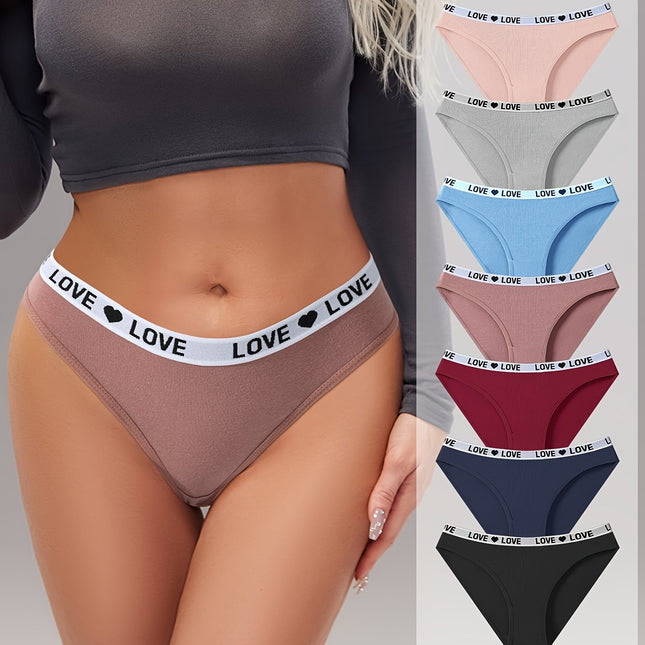 7-Pack Cotton Blend Bikini Panties