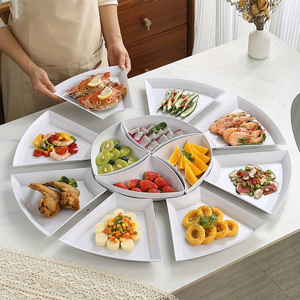 Elegant 8-Piece Serving Plate Set for Every Occasion!