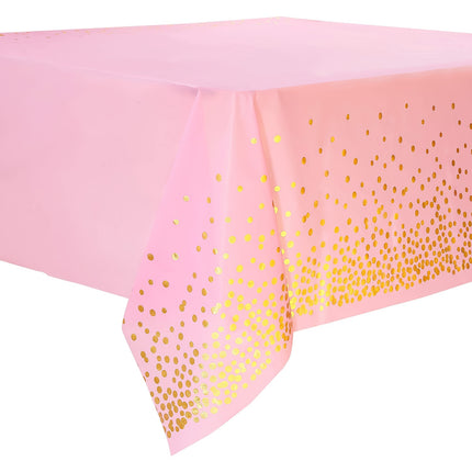 Golden Dot Tablecloth – Elegance Made Easy!