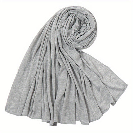 Solid Color Jersey Hijab Scarf