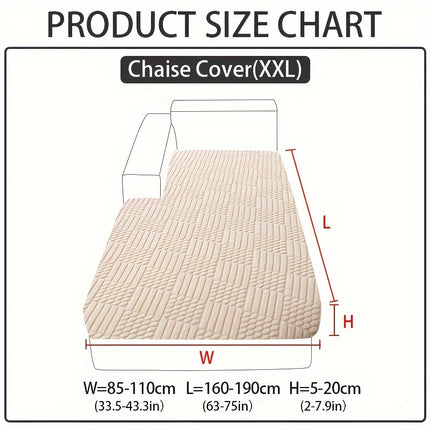 Modern Polar Fleece Sofa Slipcover - Elastic-Fit, Pet-Friendly Protector