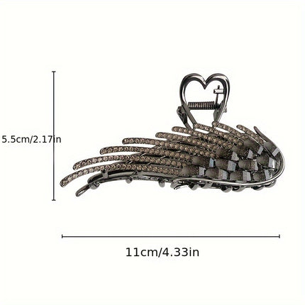 Elegant Angel Wing Hair Claw Clip