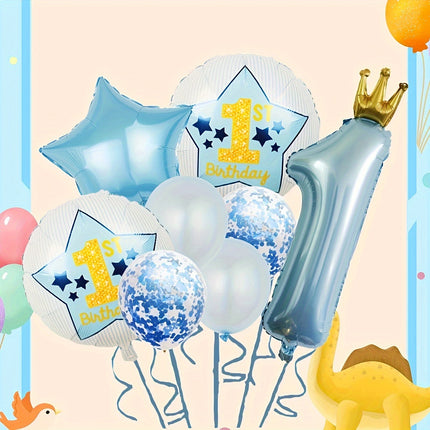 1st Birthday Balloon Set for Celebrations