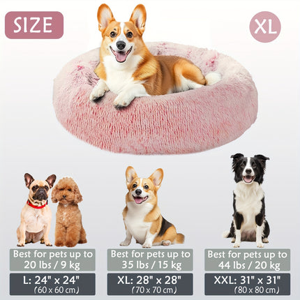 Calming Plush Pet Bed - Monti Bargains