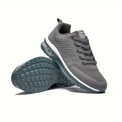 Men’s Trendy Woven Knit Running Shoes
