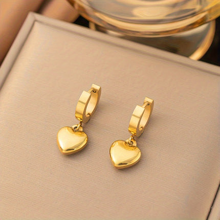 Chic Heart-Shaped Jewelry Set