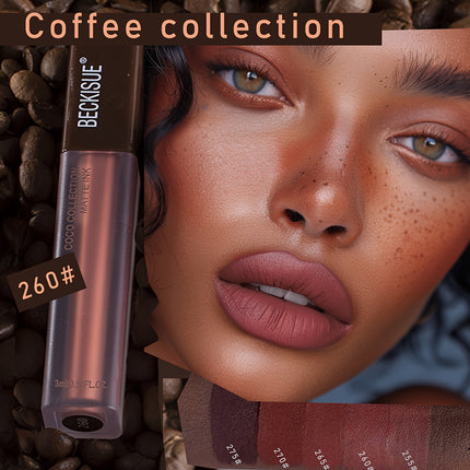 Coffee Nude Velvet Lipstick Set