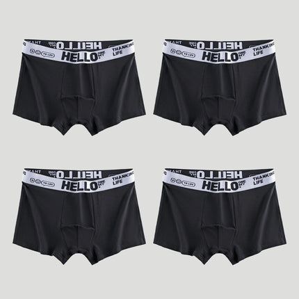 4-Pack Men's Cotton Boxer Briefs