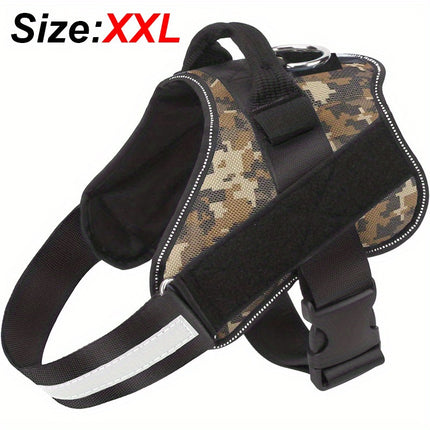 Reflective No-Pull Dog Harness with Easy-Grab Handle - Monti Bargains