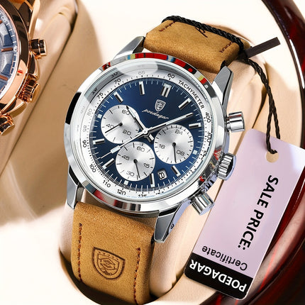 POEDAGAR Luxury Men’s Chronograph Watch