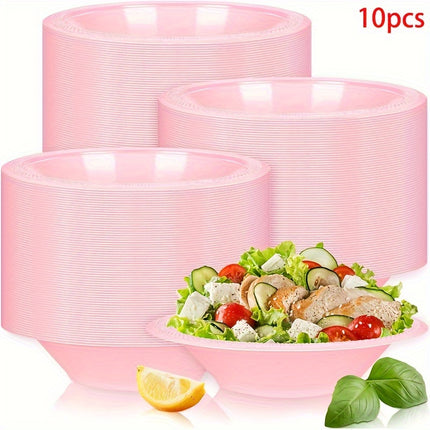 30/10 Pack High-Index Plastic Geometric Pattern Bowls