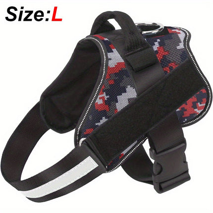 Reflective No-Pull Dog Harness with Easy-Grab Handle - Monti Bargains