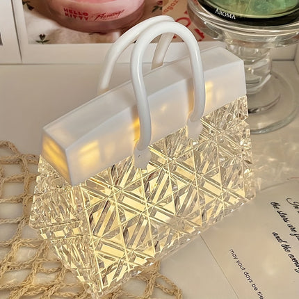 Chic Bag LED Night Light - Romantic 3D Petal Design