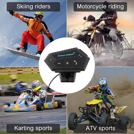 BT12 Motorcycle Helmet Wireless Headset - Handsfree Music & Call