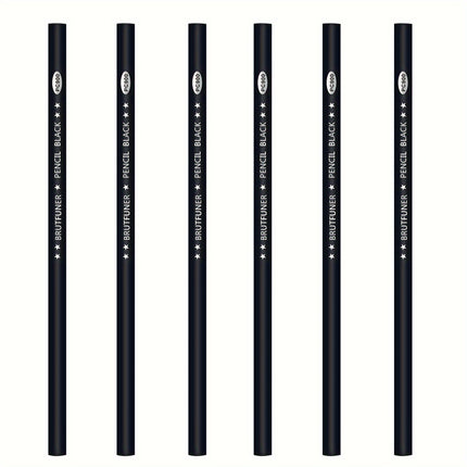 6pcs Professional Black Charcoal Pencils
