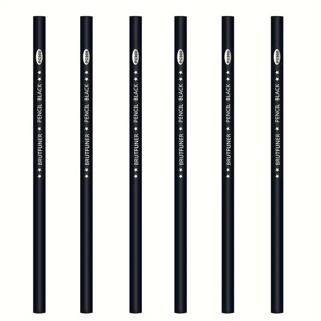 6pcs Professional Black Charcoal Pencils