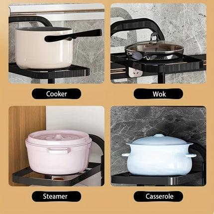 Adjustable 3-Tier Pot Rack