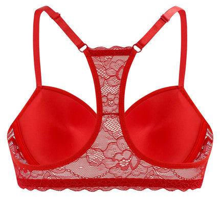 Lace Buckle Push-Up Bra