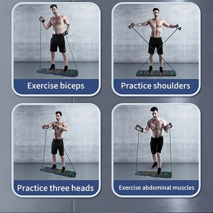 30-Hole Pushup Stands for Core Strength & Abdominal Training