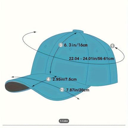 Embroidered Alphabet Baseball Cap – Unisex Style - Monti Bargains