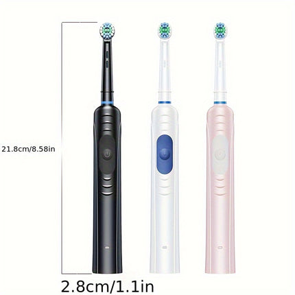 Rechargeable Electric Toothbrush - Smart Deep Cleaning for All