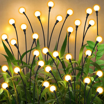 Solar Firefly Lights - Enchanting Glow for Gardens