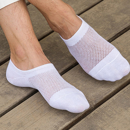 Men’s Solid Pointelle Socks