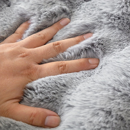 Luxurious Faux Rabbit Fur Sofa Cover - Soft & Cozy