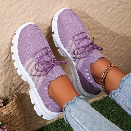 Women's Breathable Platform Sneakers