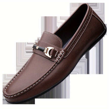 Men's Solid Moc Toe Driving Mocs