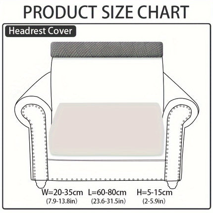 Modern Polar Fleece Sofa Slipcover - Elastic-Fit, Pet-Friendly Protector