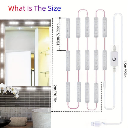 Hollywood-Style LED Vanity Lights