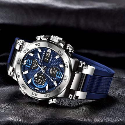 Rugged Dual Display Sports Watch