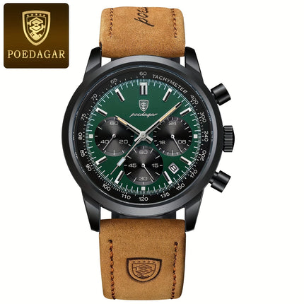 POEDAGAR Luxury Men’s Chronograph Watch