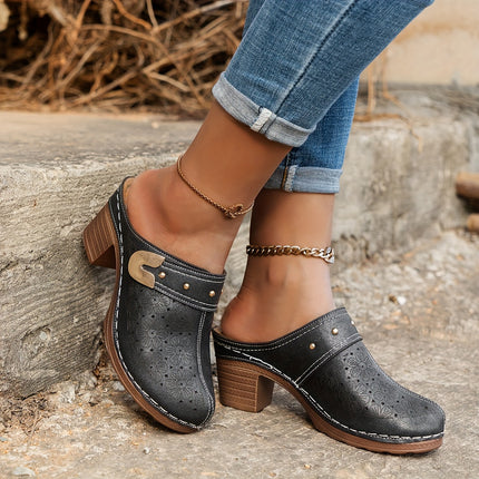 Floral Pattern Women's Clogs