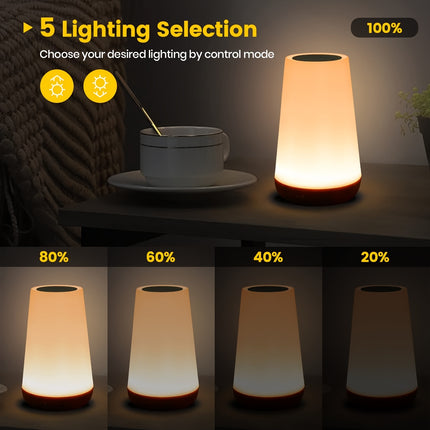 LED Touch Night Lamp – Dimmable & Portable