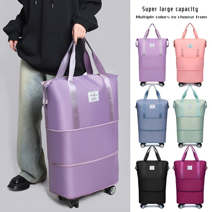 Extra-Large Foldable Travel Bag with Wheels