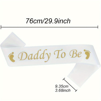 'Mom & Dad' Canvas Sash Set – Gender Reveal Essentials