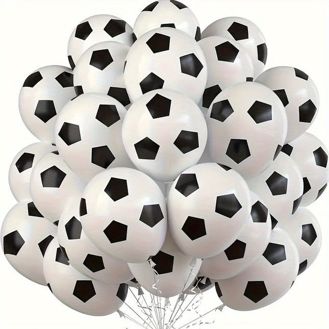 25pcs Soccer Football Latex Balloons for Boys