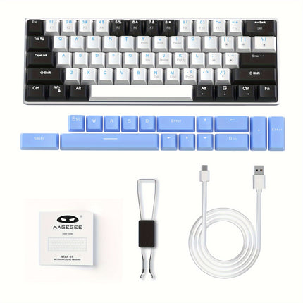 Compact 60% Gaming Keyboard - Monti Bargains
