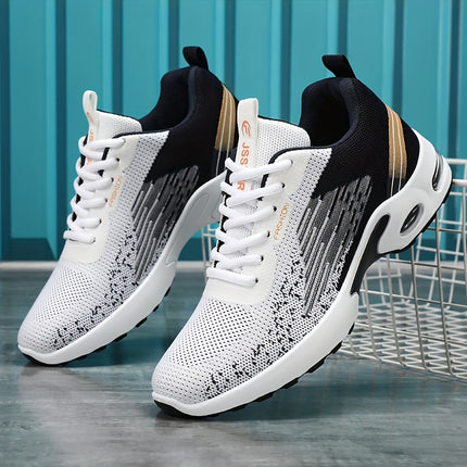 Men’s Color-Block Lace-Up Sneakers