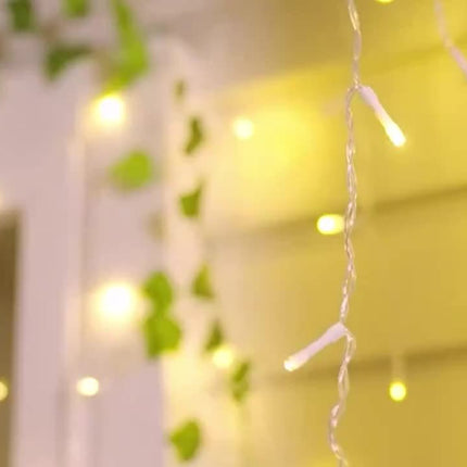 Solar Curtain Lights - Stunning Outdoor Atmosphere 5.0meter x 60cm