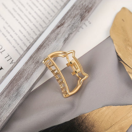 Hollow Heart Metal Hair Clips