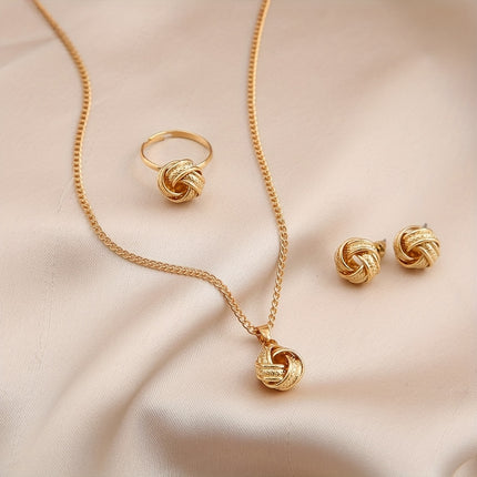Vintage Boho Knot Jewelry Set