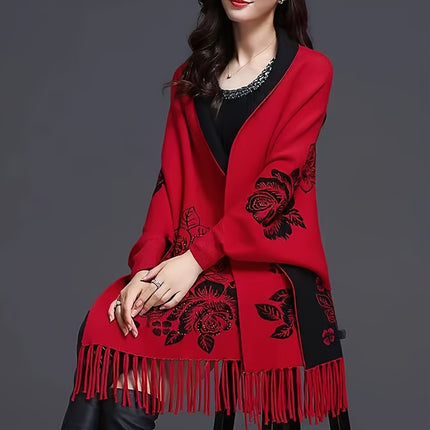 Goddess Shawl Coat - Retro Elegance
