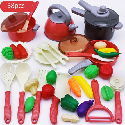 Compact Pretend Play Kitchen Set – Fun for Kids