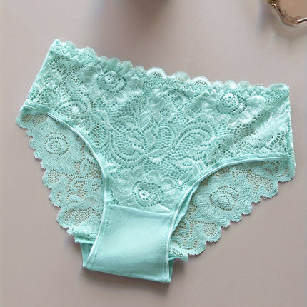 10pcs Sexy Floral Lace Briefs