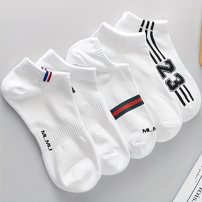 Number & Letter Ankle Socks Set